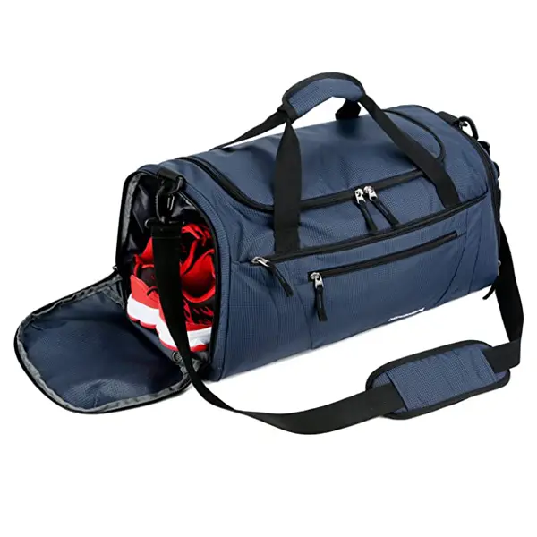 40L Gym Bag Sports Travel Duffel Bag for Men and Women with Shoes Compartment