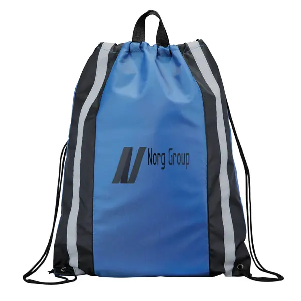 Large Reflective Drawstring Bag